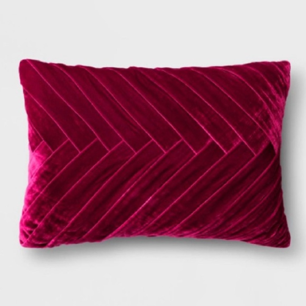 Target Opalhouse Merlot Velvet Pillow